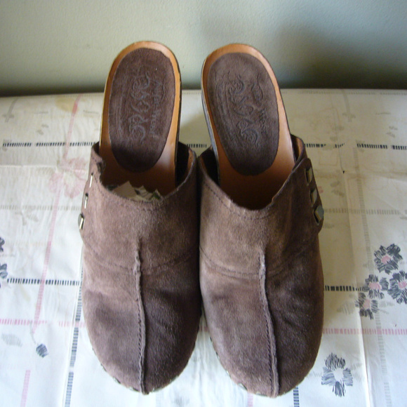 NIne West Vintage America Brown Suede Mule - 8.5 M - Picture 3 of 5